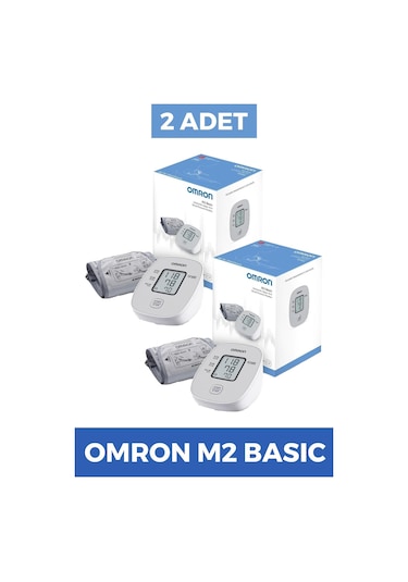 Omron M2 Basic Hem-7121j-E Tansiyon Aleti 2 Adet