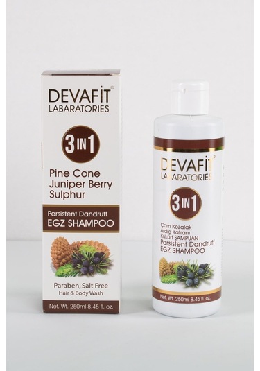 Devafit Çam Kozalak Ardıç Katranı ve Kükürt Özlü Şampuan 250 ML
