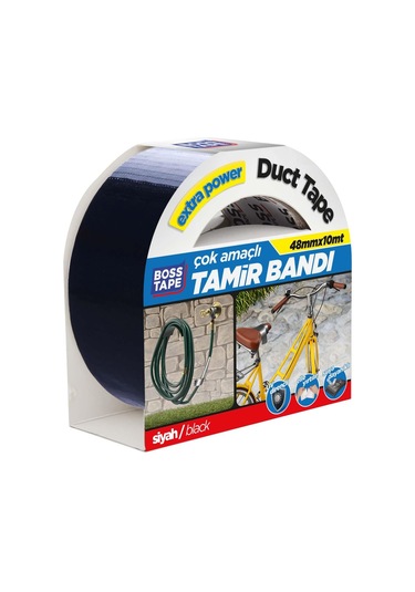 Duct Tape Tamir Bandı -Siyah- 48Mmx10Mt
