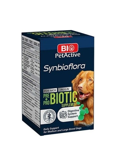 Bio Petactive Synbioflora Köpekler İçin Prebiotic Probiotic 60 Tablet