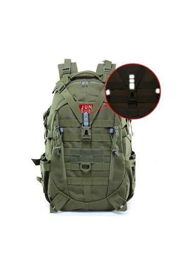 Jsm J012 25l Büyük Kapasiteli Kamuflaj Sırt Çantası Haki Haki Yeşili