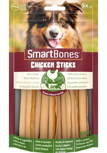 Smart Bones Chicken Sticks Göğüs Etli Sebzeli Diş Eti Sağlığı 100 G