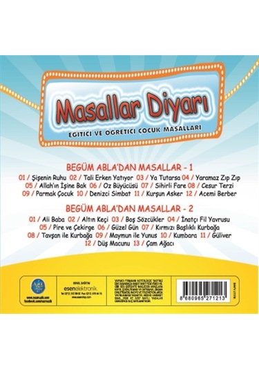 Masallar Diyarı- Eğitici ve Öğretici Çocuk Masalları Cd