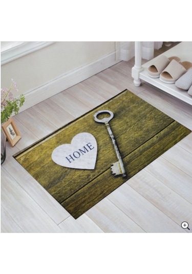 Anahtar Baskılı Kauçuk Kapı Önü Paspası