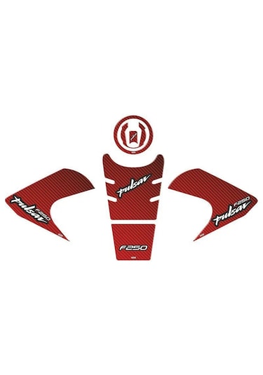Bajaj Pulsar F250 Kırmızı Tank Pad Set