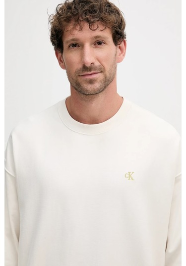 Calvin Klein Erkek Sweatshirt-lv04rc277g Beyaz
