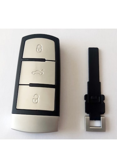 Volkswagen Passat Uyumlu Smart Kumanda Kabı Anahtar Kabı 3 Buton