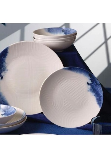 Güral Porselen Camelia 24 Parça 6 Kişilik Yemek Takımı Dg 30483 Beyaz