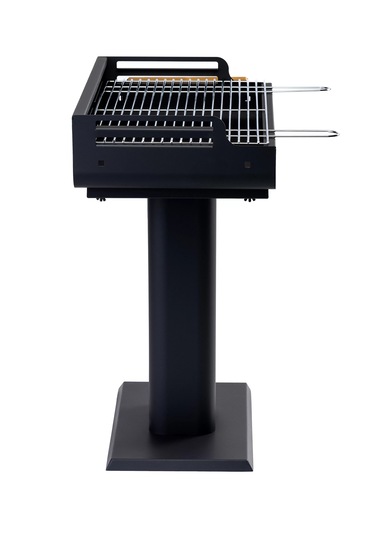 Mss Grill Çelik Izgara Mangal Ahşap Kömürlü 67x40