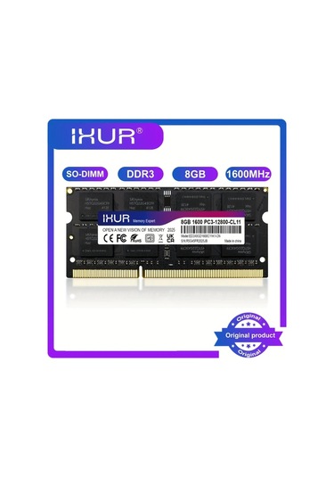 Globalbloom Ixur 8gb Ddr3 1600mhz Sodımm Dizüstü Bellek Ram Yükseltme Modülü