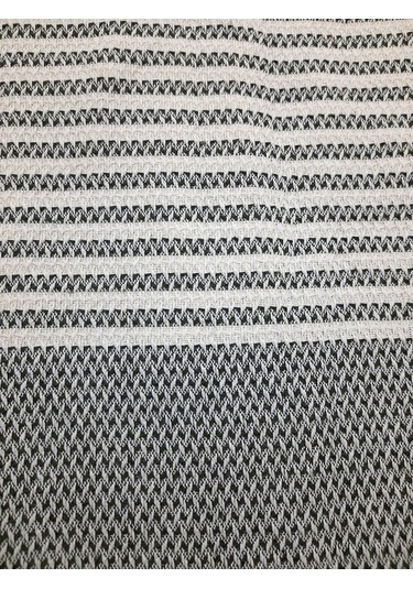 Mandaş Pamuklu Kaymaz Hasır Dokuma Kolları Örten Koltuk Örtüsü Maxi Takım-koyu Gri Yeni Koyu Gri