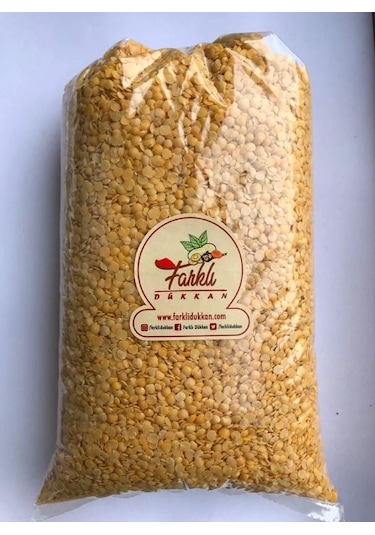 Farklı Dükkan Yerli Doğal Sarı Mercimek 1 KG