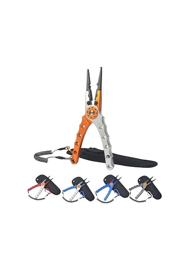 Electric Suntek Balıkçılık Pensesi Makas Kesici - Mavi-gümüş Balık Tutma Aleti