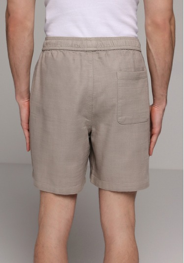 Colin's Colins Relaxed Fit Orta Bel Düz Erkek Bej Şort Cl1078482 Q1.v1 Beı