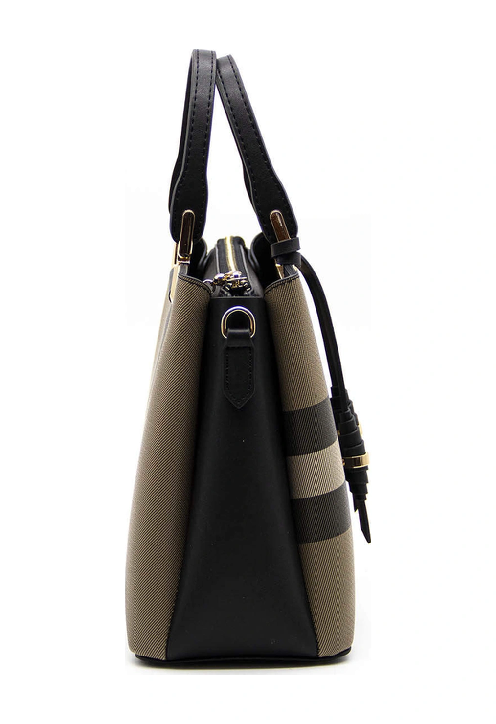 Silver Polo Kadın El Ve Çapraz Çanta 969 Kahverengi - Siyah