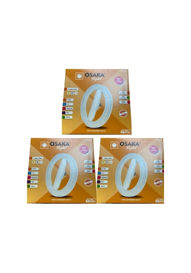 3 Adet Osaka 40w Sarı-günışığı-beyaz E27 Duylu Simit Ampul