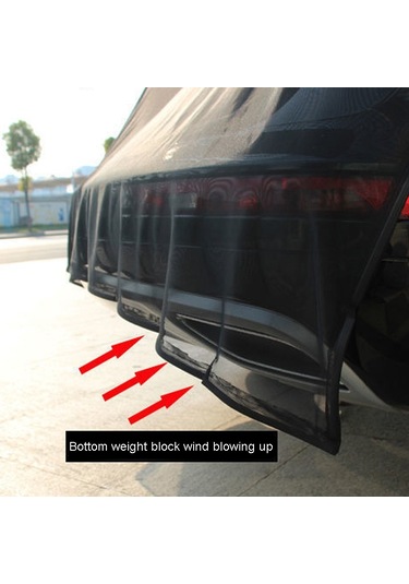 S 144 X 150 Cm Araç Bagaj Kapağı Sivrisinek Önleyici Ve Böcek Ekranları Gövde Manyetik Güneş Koruyucu Cibinlik