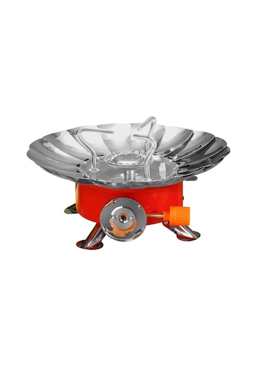 Kamp Ocağı Rüzgarda Sönmez - Mini & Taşınabilir Doğa Yürüyüşü Ve Trekking Pikik Ocağı - Katlanır Tüplü, Hafif, Kompakt Dağcılık Ve Seyahat İçin Açık Yeşil