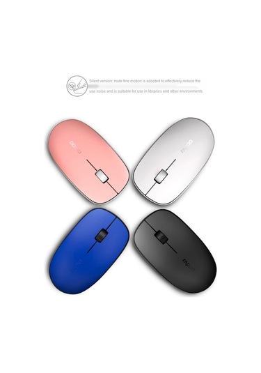 Rapoo M200g 1300 Dpı 3 Tuşlu Sessiz Kablosuz Fare Mavi Diğer