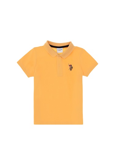 U.S. Polo Assn. Erkek Çocuk Kavun Basic Polo Yaka Tişört 50306484-VR202