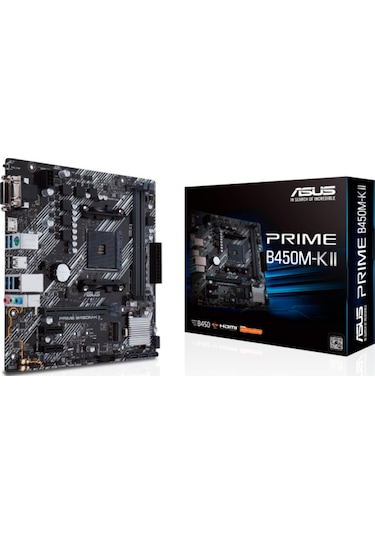 Asus Prime B450M-K II AMD B450 4400 MHz (OC) Soket AM4 mATX Anakart