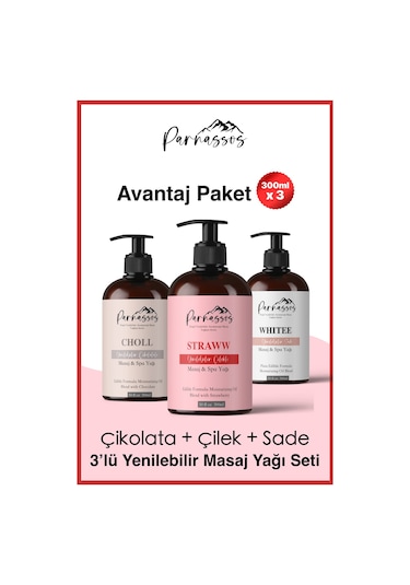 Parnassos Doğal Çilek Çikolata White Etkili Aromatera