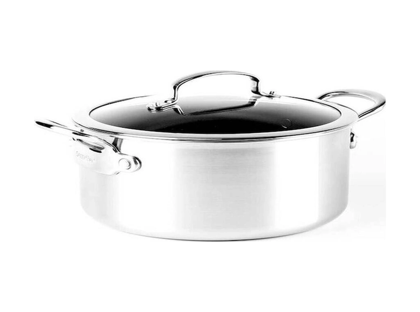 Greenpan Barcelona Evershine 3ply Derin Tencere 20 Cm Bakır - Siyah