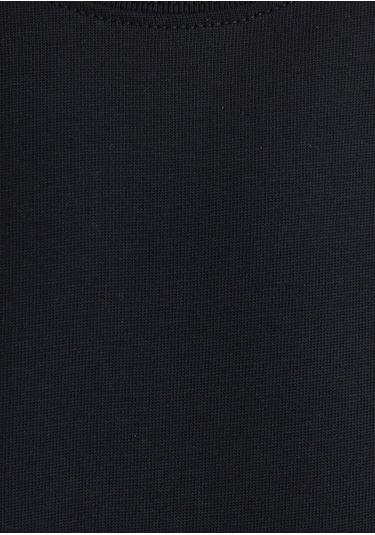 Mavi - Bisiklet Yaka Siyah Basic Tişört 0611596-900 Siyah