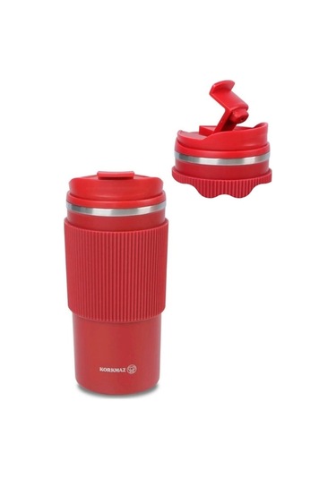 Korkmaz Freedom Plus Kırmızı Kahve Bardağı A5539-1