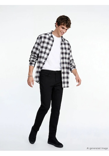 Lc Waikiki Siyah 750 Slim Fit Erkek Jean Pantolon