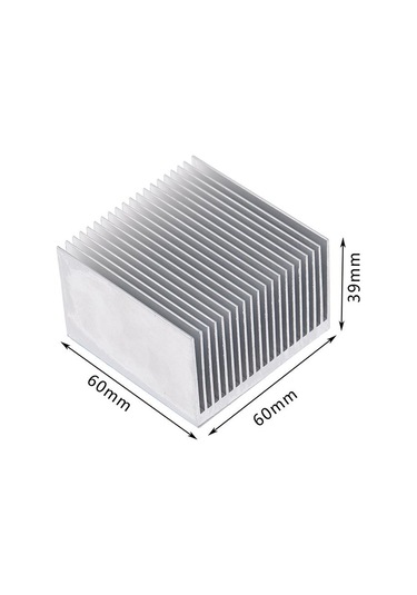 Alüminyum Alaşımlı Soğutucu 60 60/100 60mm Soğutma Pedi Led Ic Chip Soğutucu Radyatör 60 60 39mm