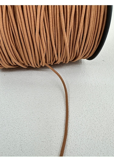 Yuvarlak Lastik-5 Metre - Kahve