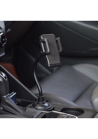 Ally X032 360 Döner Universal Araç Bardak Tutucu Yeri Telefon Tu-Siyah