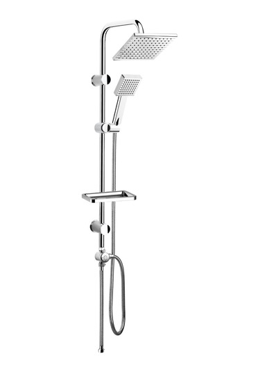 Tower Duş Sistemi 200x200mm Kare Tepe Duşu+3 Yönlü Yönlendirici Diğer