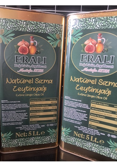 Erali Gıda Naturel Sızma Zeytinyağı 5 L