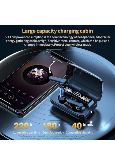 Tws Bluetooth Kulaklık Çift Kulaklı Kulaklık Su Geçirmez Bluetooth Kulaklık