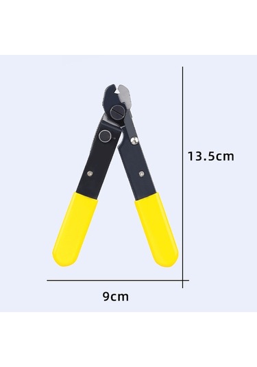Sones Fiber Optik Tek Çeneli Miller Pense Kablo Kaplama Soyucu Sarı