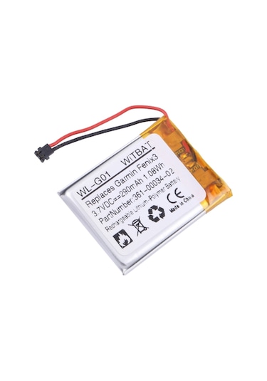 Cbtx Garmin Fenix 3 / F3 Hr Spor Saat Pilinin Değiştirilmesi 361-00034-02 290mah