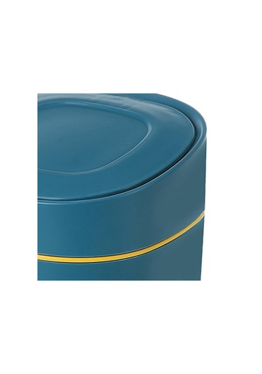 Suntek Magideal Mini Masaüstü Çöp Kutusu Sepeti Kovası Ev Mavi