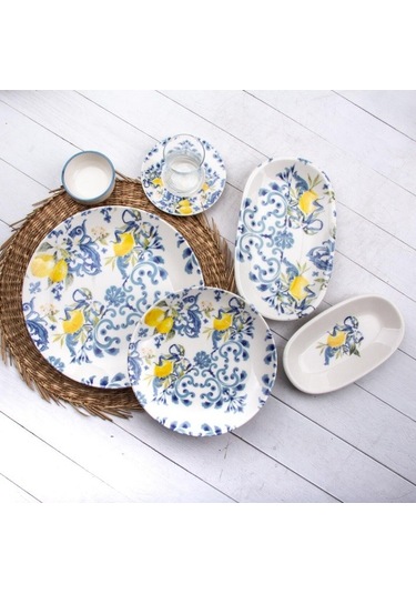 Marianna Db1590 Toscana 32 Parça Porselen Kahvaltı Seti Beyaz