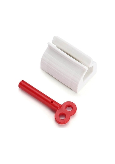 Kırmızı Diş Macunu Sıkacağı Artefakt Sıkacağı Klip Ev Diş Macunu Tutucu Banyo Aksesuarları 1 Pcs