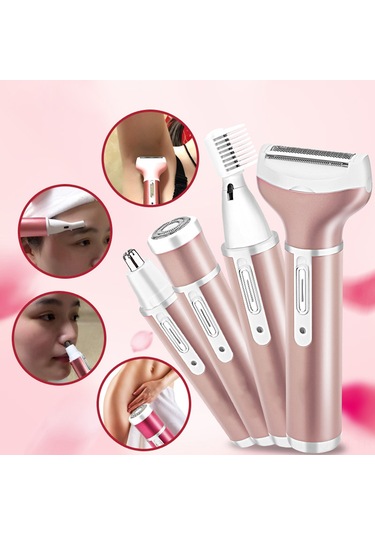 Qingmipy "şarj Edilebilir Sessiz Burun Ve Kulak Kılı Makinesi - 6500 Rpm Hızlı, Yıkanabilir, Taşınabilir" Çok Renkli