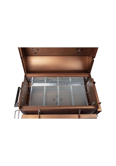 Igrıll Barbekü Elite 740 Mm Kömürlü Mangal Kahverengi