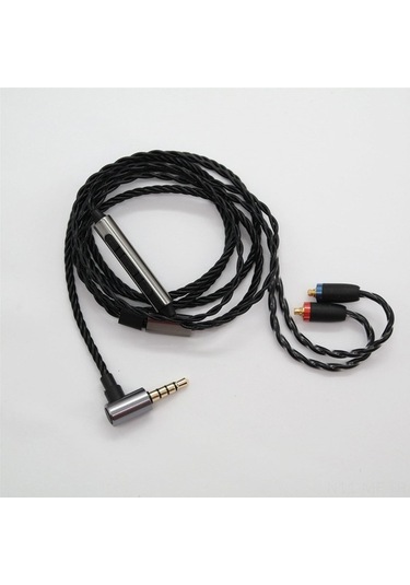 Shure Se315 Se535 Se846 İçin Mmcx Yükseltme Kablosu - Siyah, Pvc Malzeme, 125cm Uzunluk