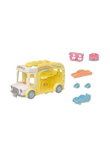 Adore Oyuncak Sylvanian Families Gökkuşağı Anaokulu Otobüsü 5744 Hayvanlar