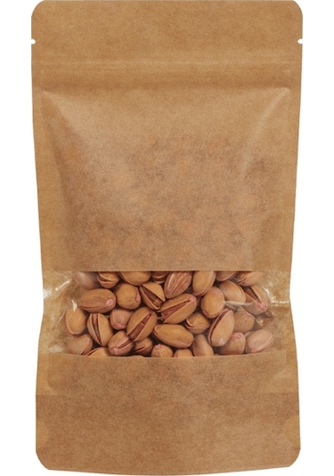 Packanya Kraft Dar Pencereli Doypack 2000'li 11 x 18.5 + 3.5 CM