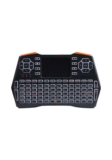 Lemestar "2.4g Kablosuz Mini Klavye - 3 Renkli Arka Aydınlatmalı, Dokunmatik Pad'li Tv/tablet/pc İçin"