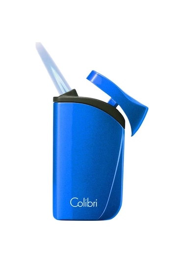 Colibri Falcon Tek Torch Pürmüz Metalik Mavi Puro Çakmağı
