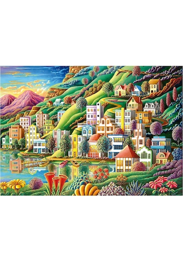 Educa 500 Parça Gizli Liman Puzzle - 19552 - Hidden Harbor