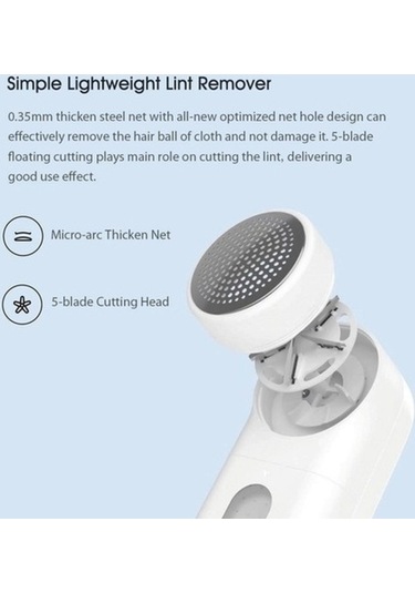 Dancemonkey Taşıyıcı Şarjlı Epilasyon Makinesi - Beyaz - Yeni Tasarım Beyaz